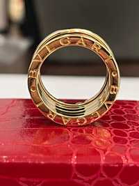 100% оригинален пръстен жълто злато Bvlgari
