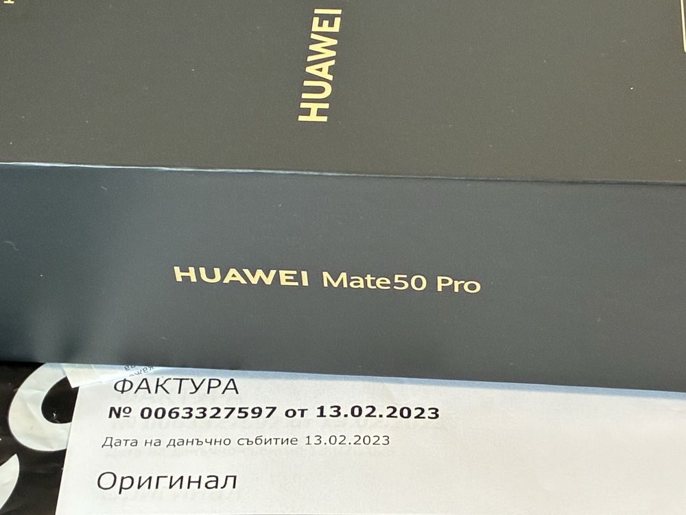 256GB Huawei Mate 50 Pro Vivacom Гаранция до 2025 г. Silver