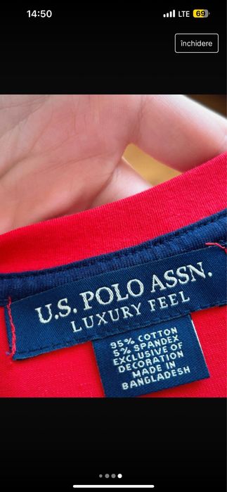 Tircou Us Polo Assn 100% original, marimea XS‼️