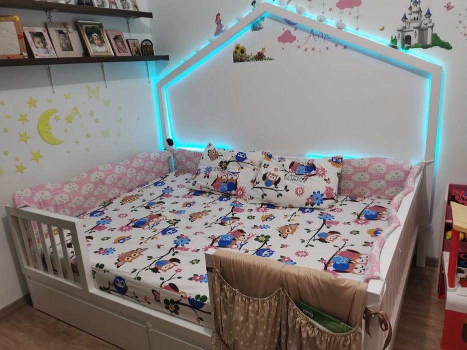 Pat copii MDF 140x200