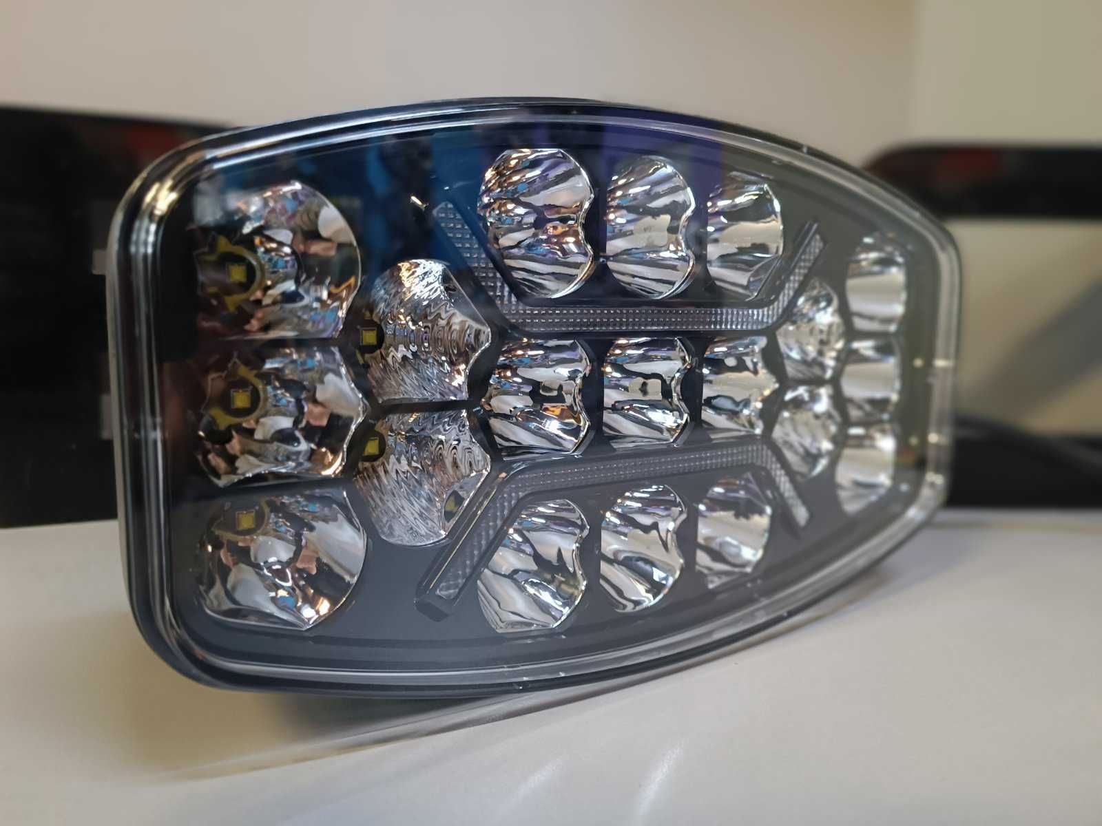 LED мощен диоден фар 12-24V за камиони трактори джипове 10C02