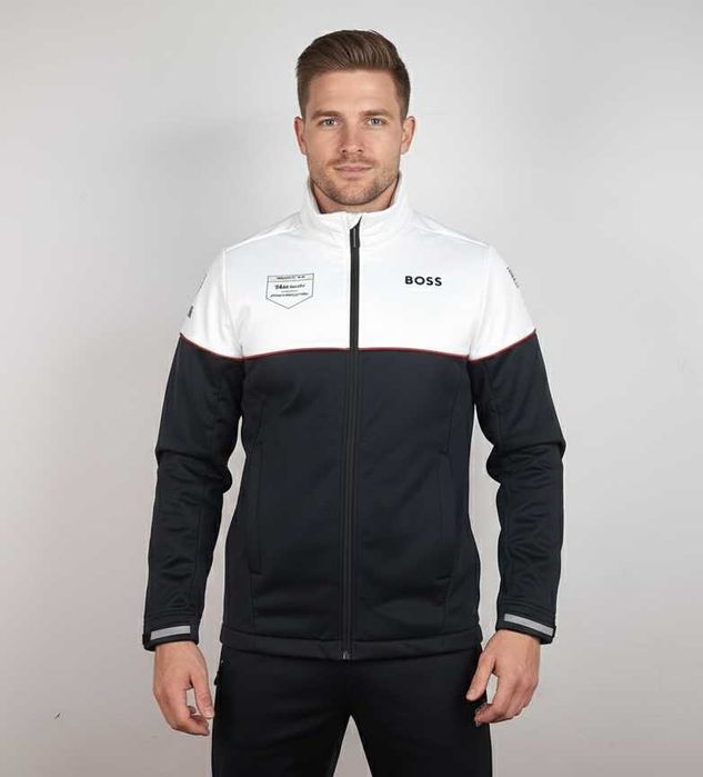 Porsche Motorsport x Boss Jacket - Оригинално мъжко софтшел яке р-р XL