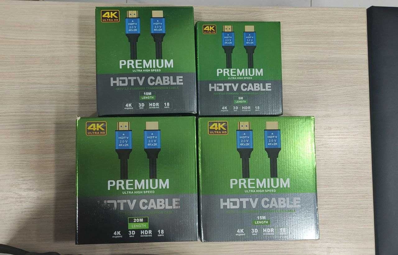 HDMI кабель 4К 1,5м 3,5,10м