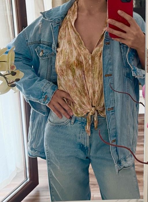 Bluza cu maneci Zara