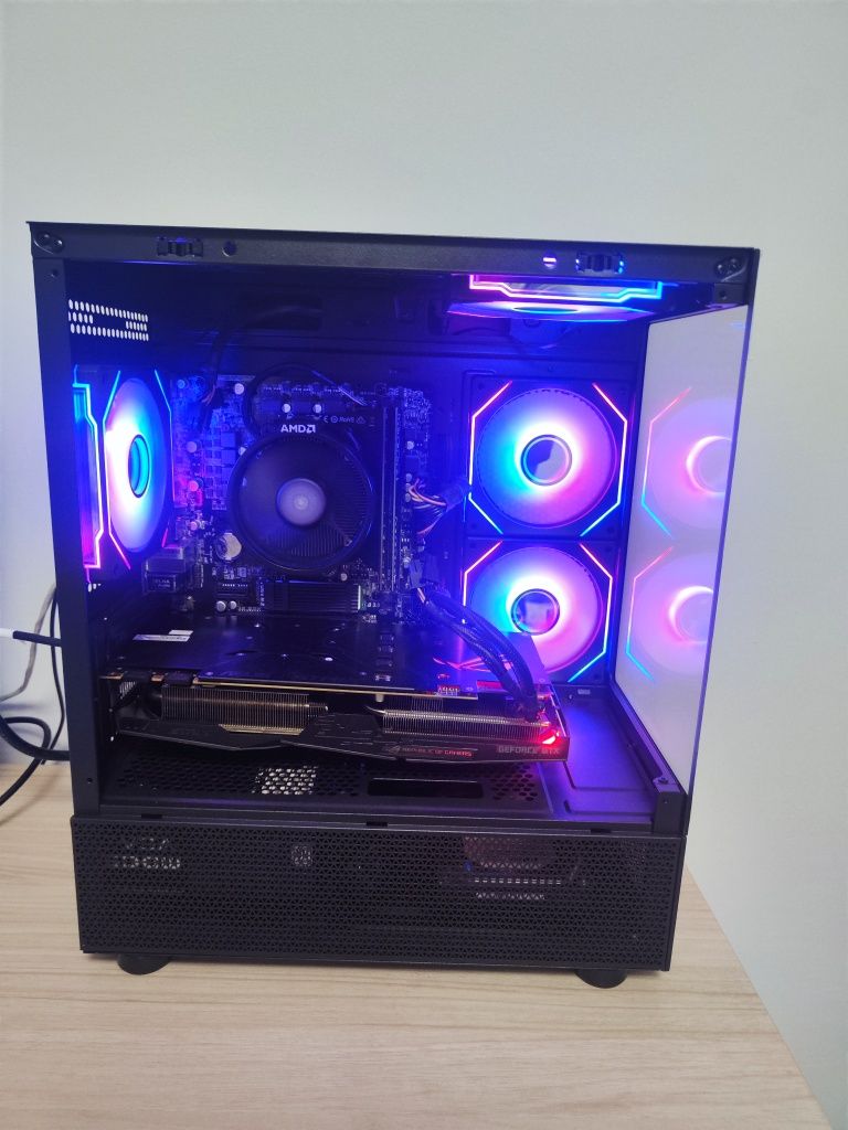 Геймърски компютър Ryzen 5 3600 / 32GB RAM / GTX 1070Ti ROG STRIX / SS