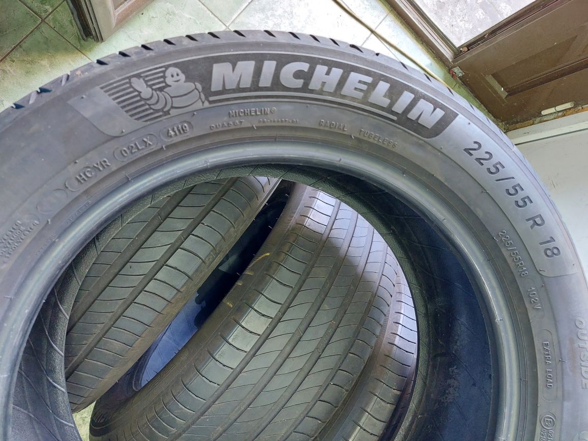 4 anvelope 225/55 R18 Michelin de vara