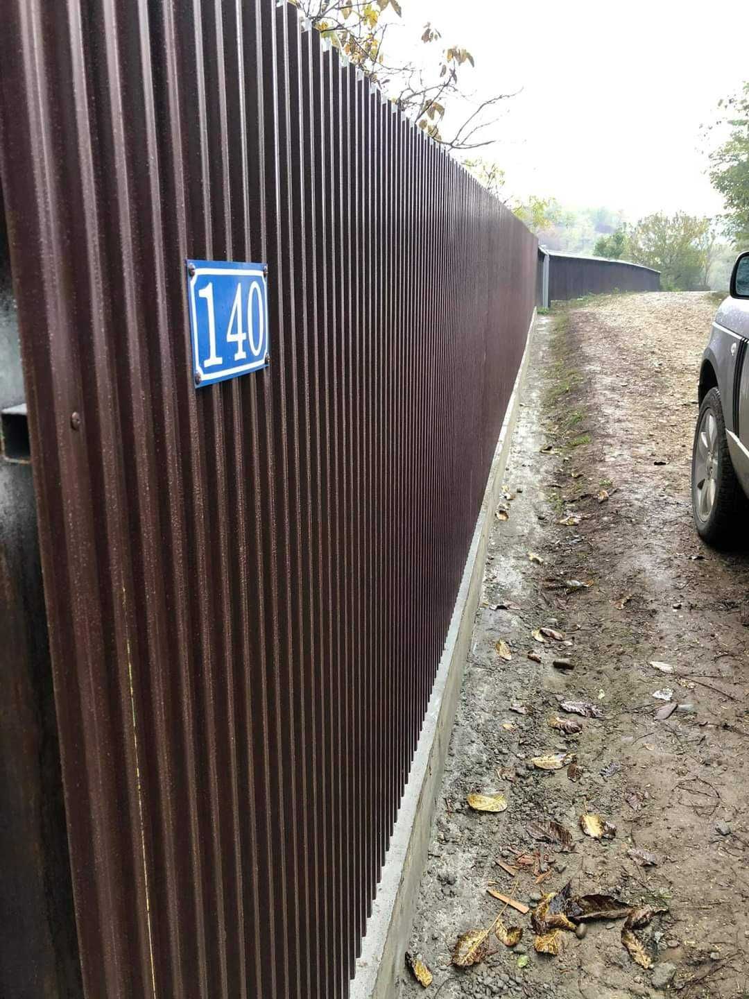 Garduri din sipca metalica, panou jaluzele si alte modele de vanzare