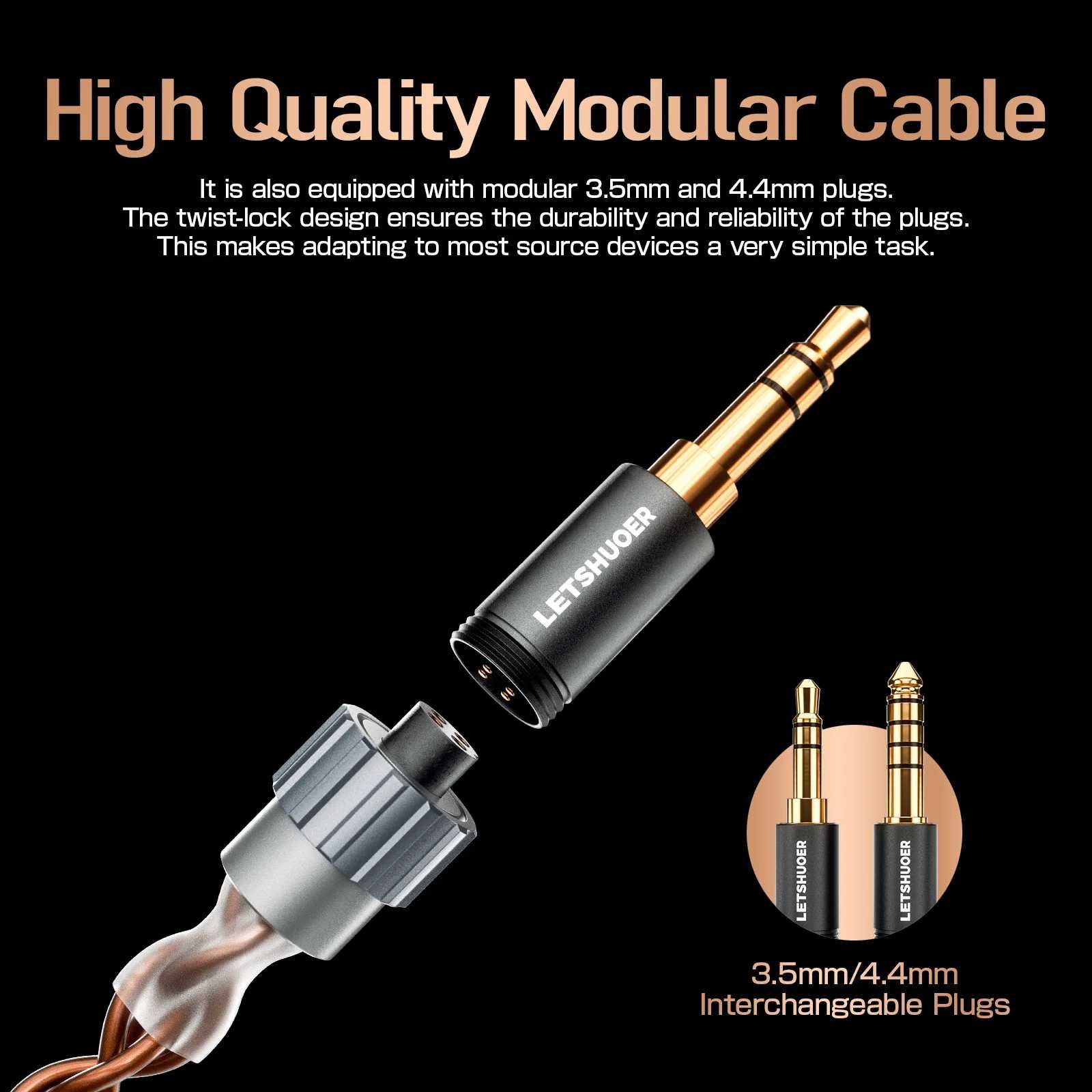 Нови- неотваряни Letshuoer S08 13mm Planar Magnetic Driver  iem