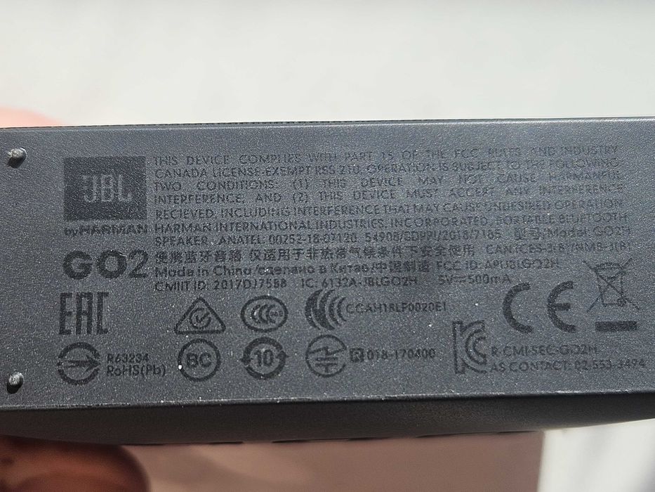 Cutie Ambalaj original JBL Go