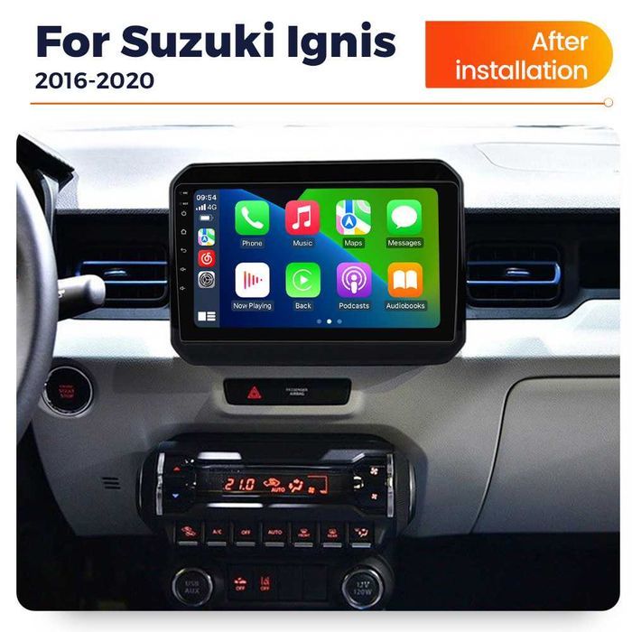 NAVIGATIE Android 14 Suzuki Ignis 2016-2021 1/8 Gb CarPlay + CAMERA
