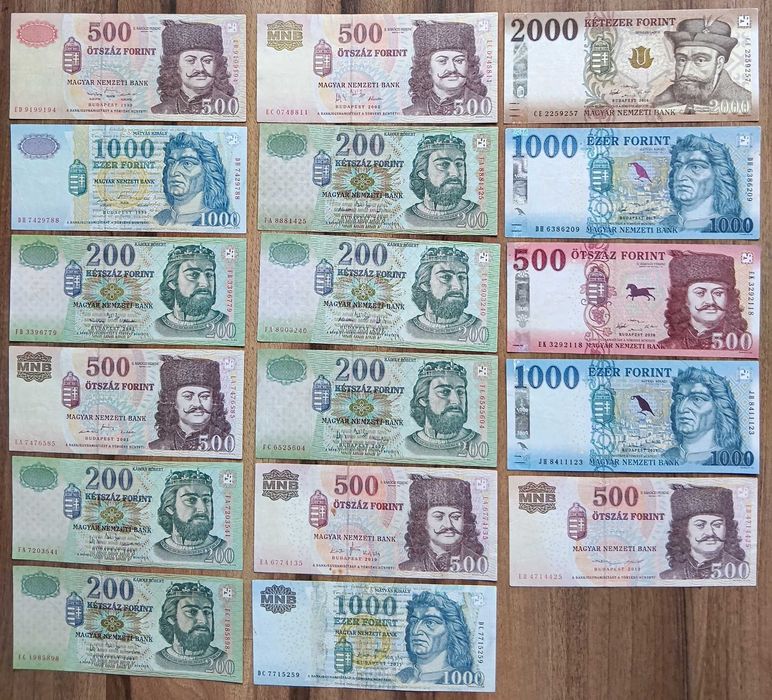 Bancnote Ungaria și Norvegia