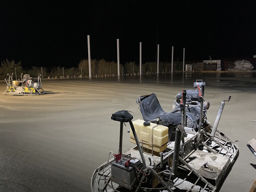 Beton finisat si elicopterizat mecanic