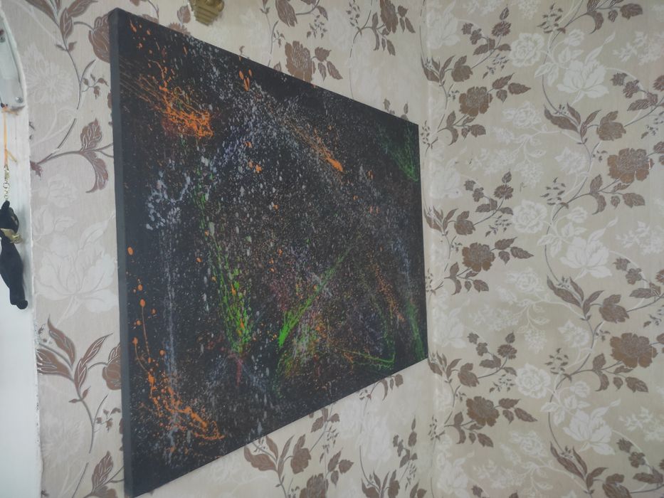 Продаётся картина абстрактный экспрессионизм. Размер картины 1.3*1.0