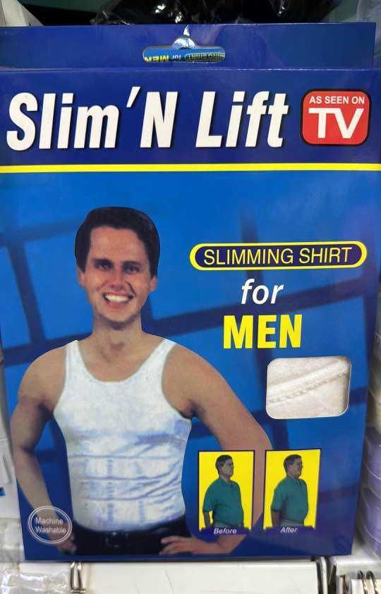 Удобен Стягащ потник с оформящ ефект Slim'N Lift за мъже
