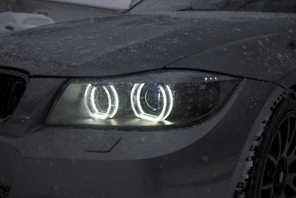 Kit Lupe Bixenon + kit Led 120W BMW+Angel eyes LED DTM pentru E90/E91