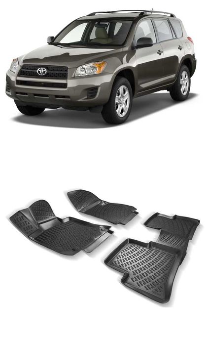 Гумени стелки RizLine съвместими с Toyota Rav 4 05-12