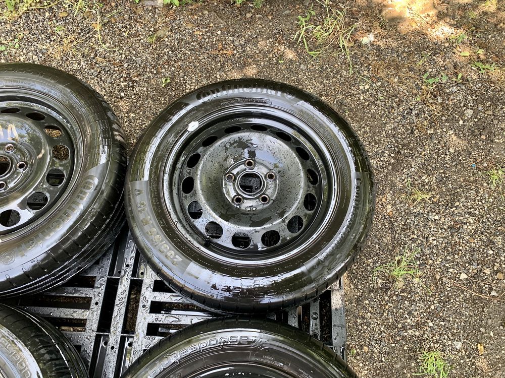 4бр.Оригинални джанти 16" ET50+ГУМИ 205/55/16 за Vw,Audi,Seat,Skoda