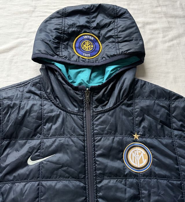 Nike(Inter),geacă cu 2 fețe pt.bărbați,măr.XL(merge pt.2 XL)