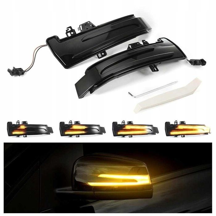 Динамични LED Мигачи за Mercedes W204, W212, W221, W218, X204 и други