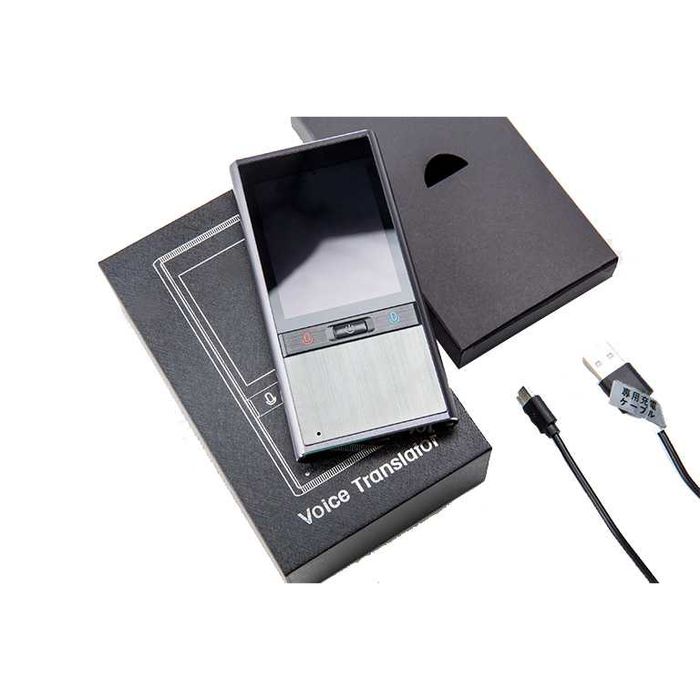 AI преводач със 106 езика, преносима външна батерия и стилен калъф