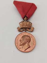 Бронзов медал с корона Фердинад, 5-ти тип, аверс