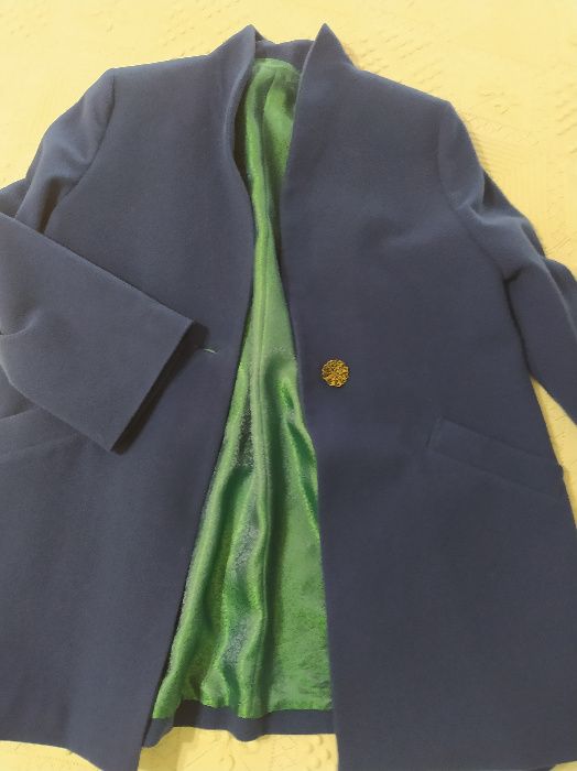 Палто – цвят лавандула – фино, леко, размер L