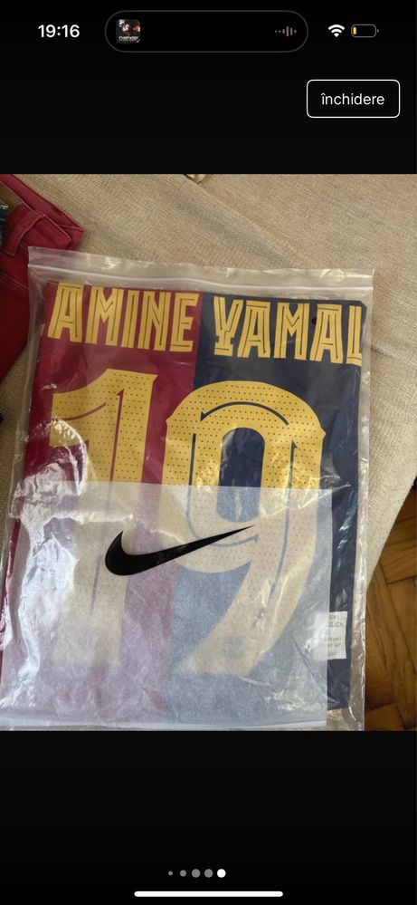 Tricou barcelona lamine yamal x cactus jack nou