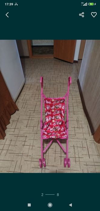 Коляска игрушечная детская. Б/у .