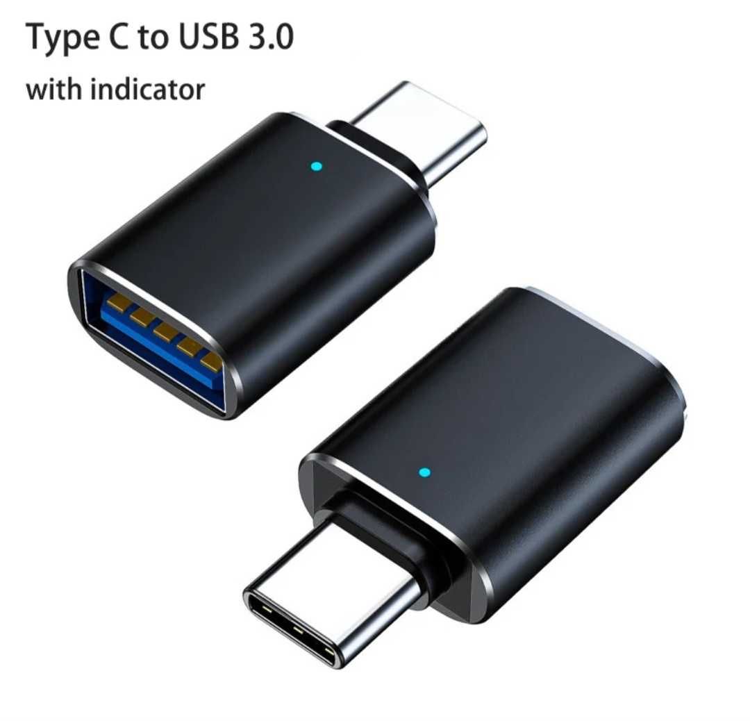 Adaptor USB/USB-C, cu led