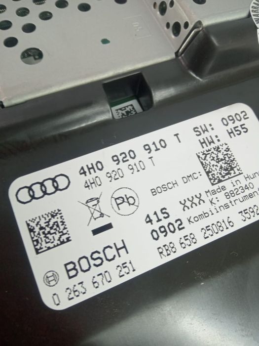 Ceasuri de bord 4h0920910t Audi A8 D4/4H (facelift)  [din 2013 pana