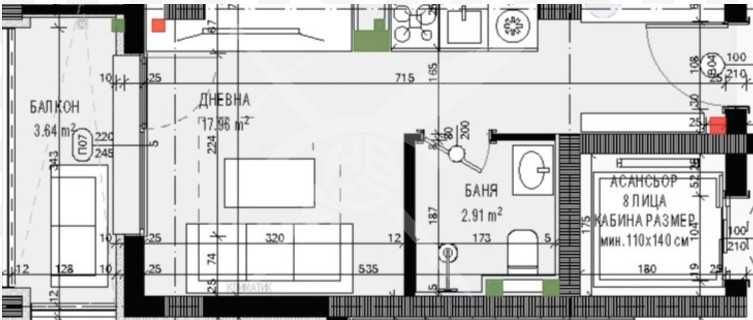 Едностаен апартамент в Слънчев Бряг 706-22129