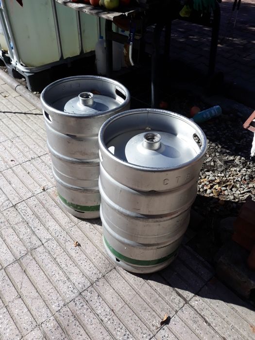 Butoaie de bere de inox alimentar de 30 litrii și de 50 litrii  ideale