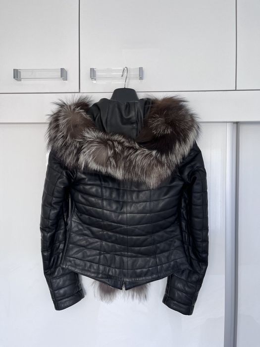 Дамско яке от телешка кожа