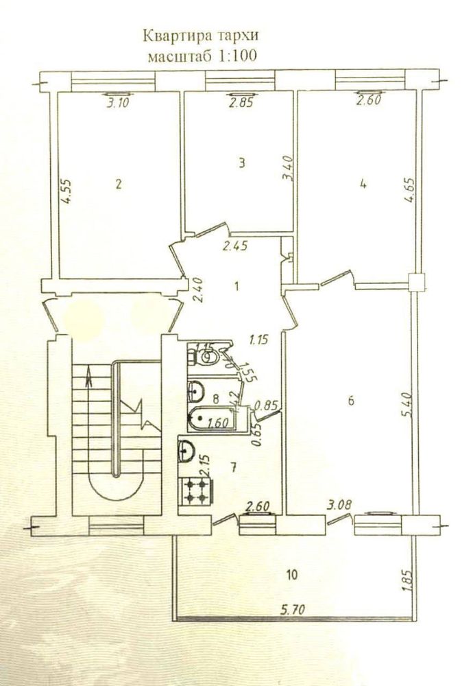 Квартира  Ц-6 метро Минор 4/3/4 88 кв.м