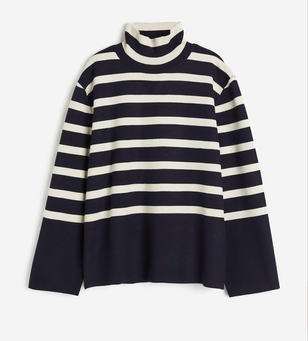 Пуловер НМ сниска поло яка