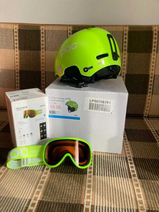 Casca si ochelari ski POC