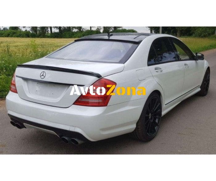 Mercedes W221 S-Class (2005-2011) - Спойлер за багажник - AMG Дизайн