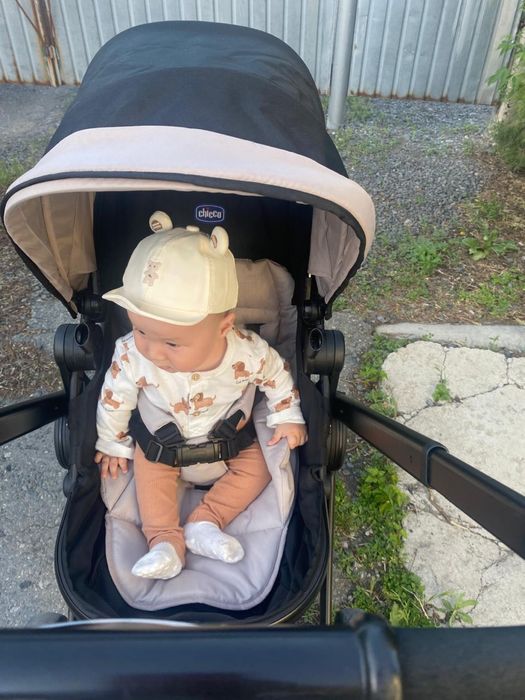 Коляска прогулочная, 3 в 1, очень теплая