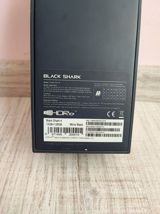 Xiaomi Black Shark 4 Gaming Smatrfone 12 Ram 128 Rom
