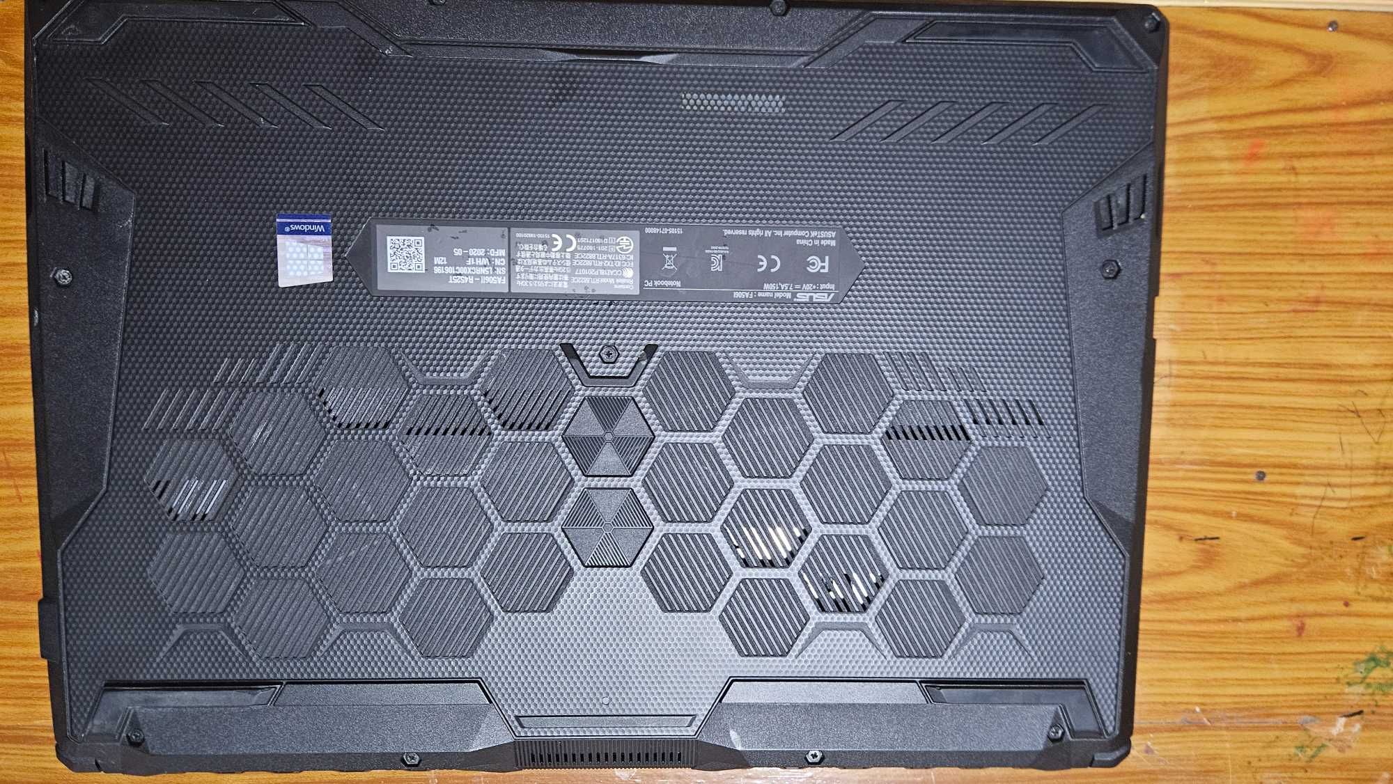 Asus Tuf Gaming notebook
