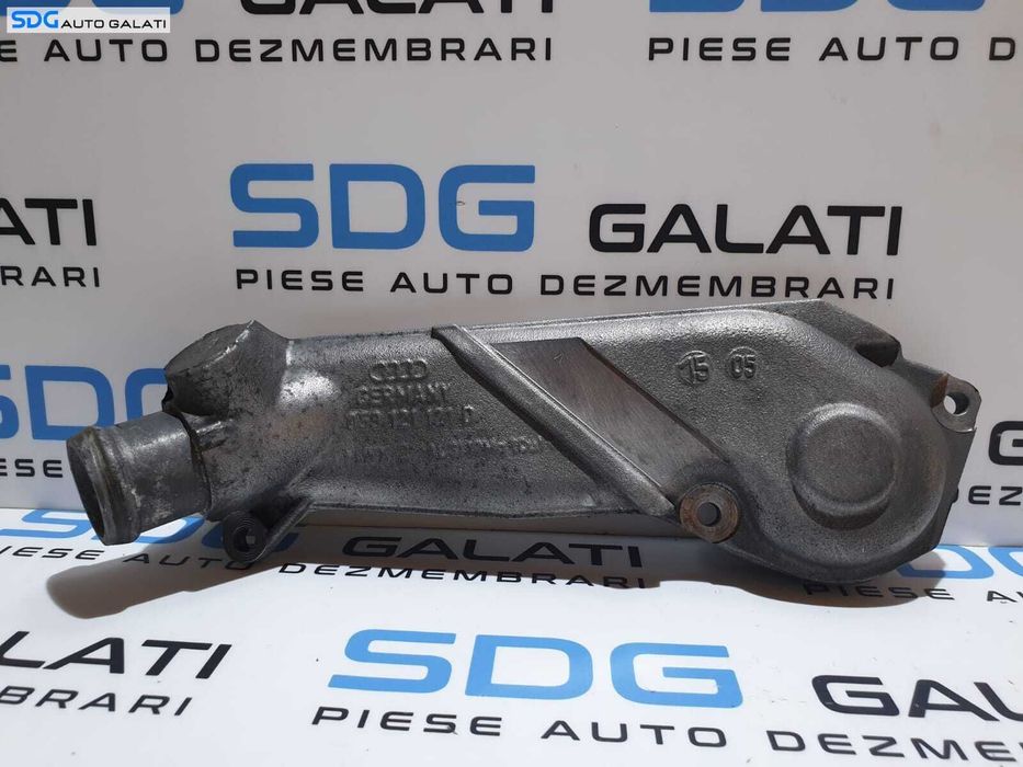Corp Carcasa Termostat Apa Skoda Superb 1 2.5 AYM BDG 2002 - 2008 Cod 059121121D [D0373]