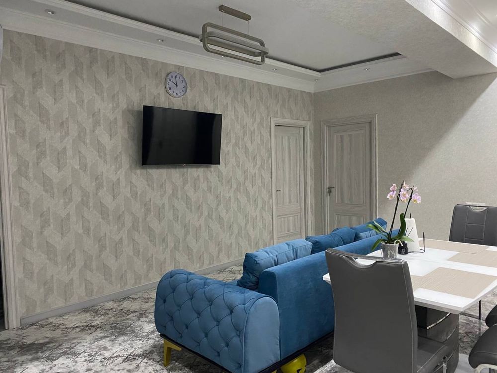 Продается квартира баурам, новостройка 3 комнатная,евроремонт