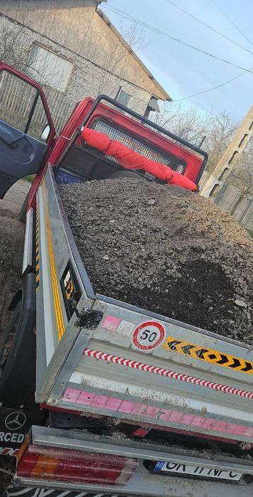 Frezat de asfalt,nisip,pământ vegetal