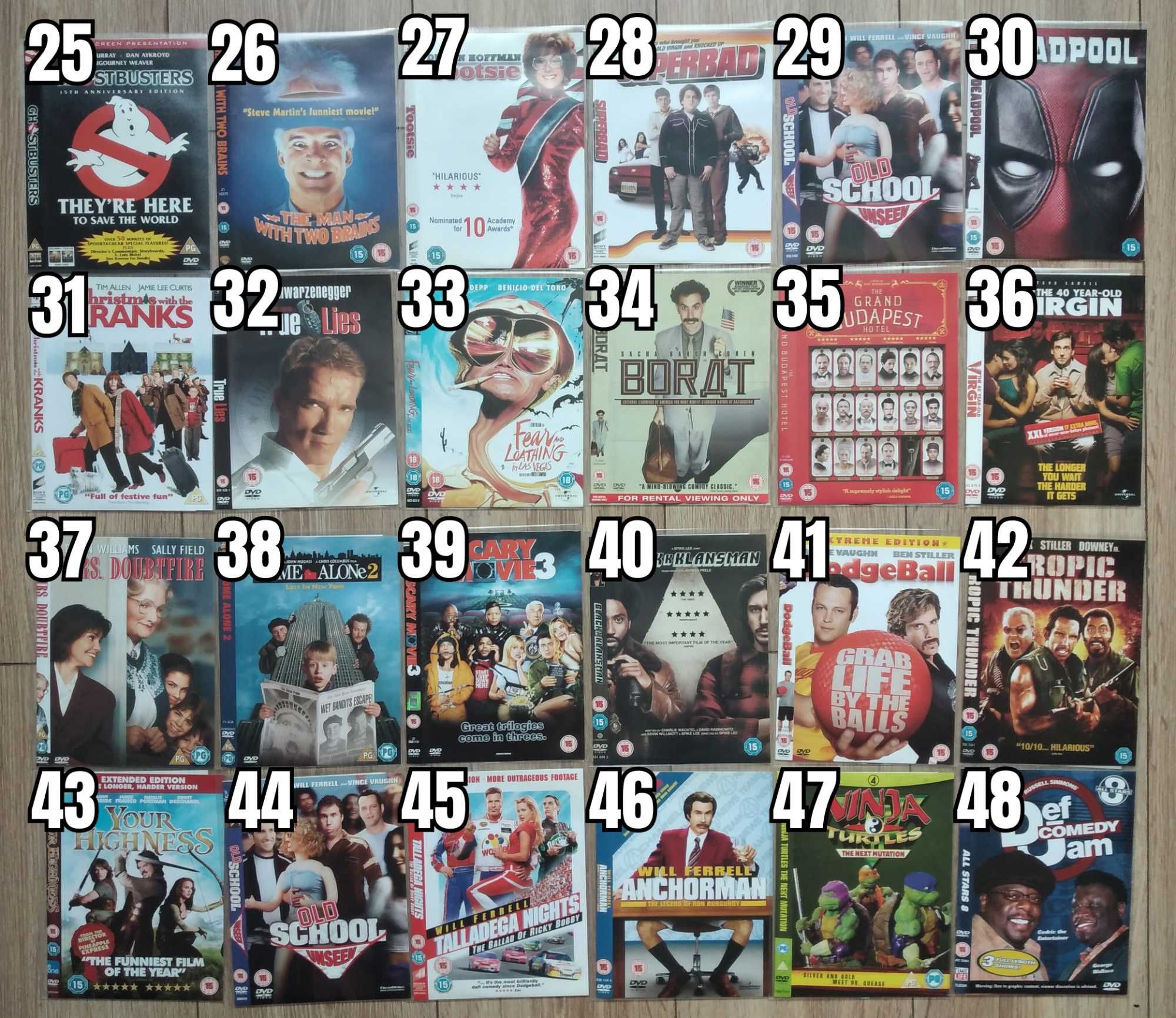 Комедия Филми DVD's - Оригинални Дискове на Английски Език - 4 лв/бр