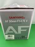 Samyang AF 50mm F/1.4 Sony FE II  , nou !