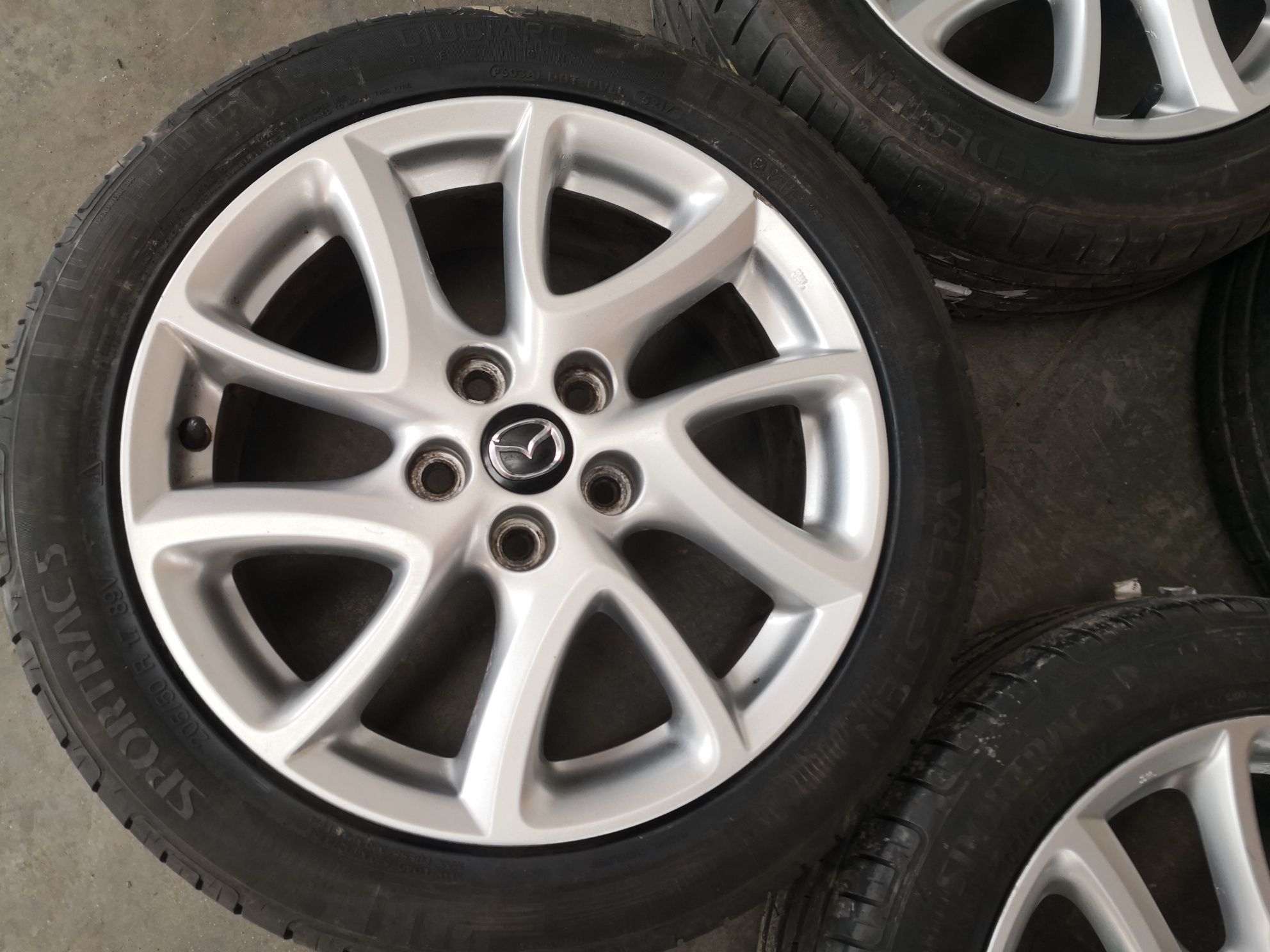 5х114.3 Мазда mazda 5x114.3 17 цола оригинални джанти с датчици