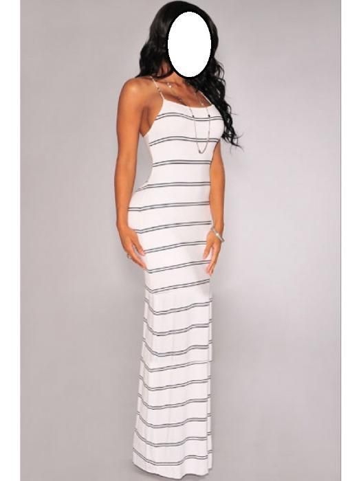 rochie vara model alb -negru