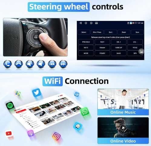 FULUKU мултимедия за VW Golf 5 6 Polo Tiguan Passat Touran Caddy