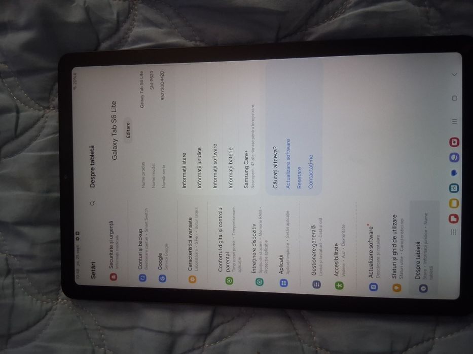 Tabletă  Samsung galaxy tab s6 lite   128 GB