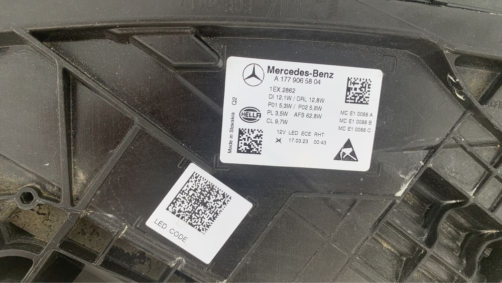 Фар, фарове за Мерцедес ,Far, Mercedes A-Classa W177 MULTIBEAM LED.
